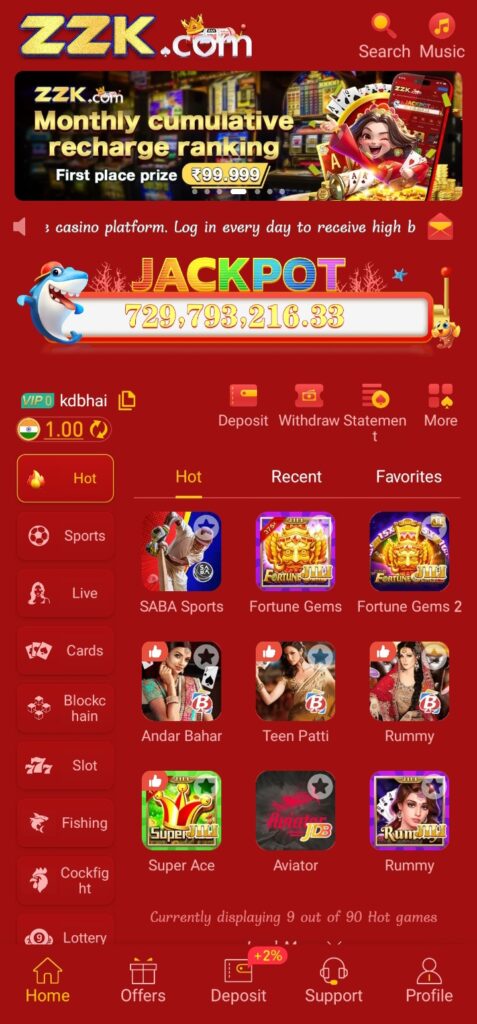 ZZK SLOTS GAME APK