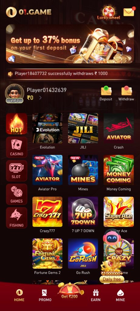 01 SLOTS GAME APK 